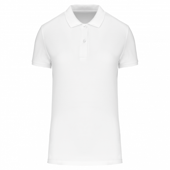 Polo en maille piqué pour femme