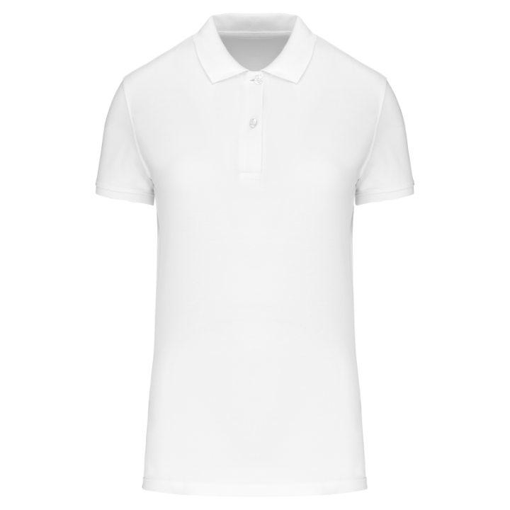 Polo en maille piqué femme