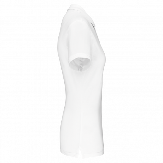 Polo en maille piqué pour femme