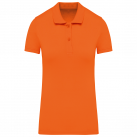 Polo en maille piqué pour femme