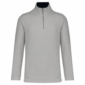 Sweat shirt col zippé trucker Kariban (2)