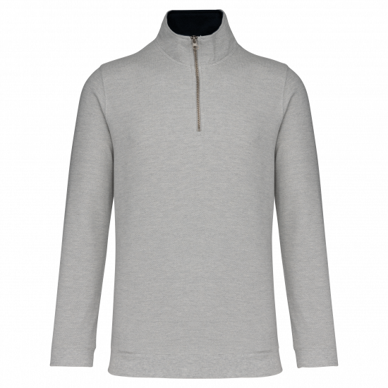 Sweat shirt col zippé trucker Kariban