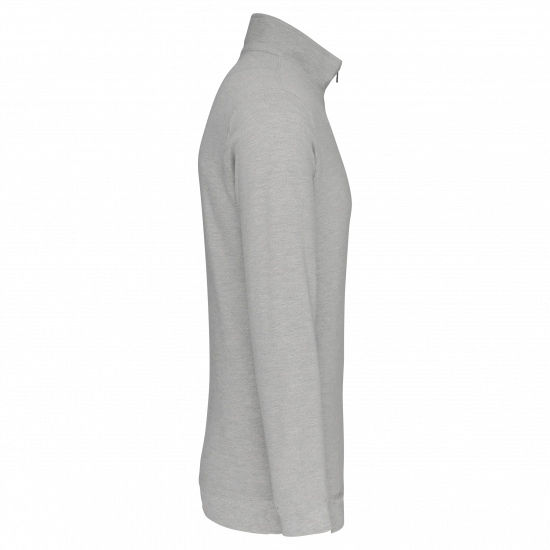 Sweat shirt col zippé trucker Kariban