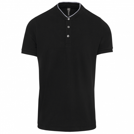Polo col Mao manches courtes homme