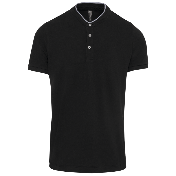 Polo col Mao manches courtes homme
