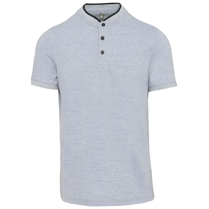 Polo col Mao manches courtes homme