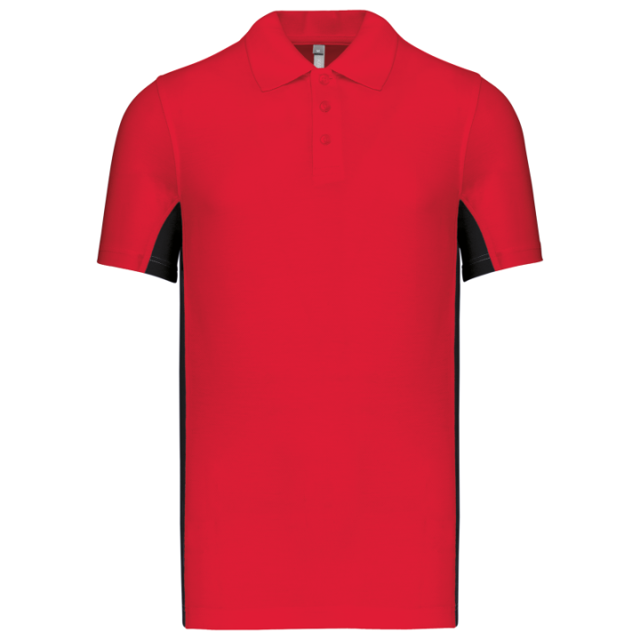 Polo bicolore manches courtes Flag Kariban