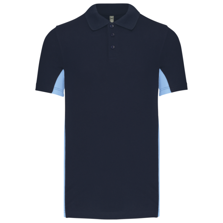 Polo bicolore manches courtes Flag Kariban