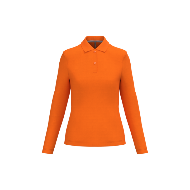 Polo femme manches longues Kariban