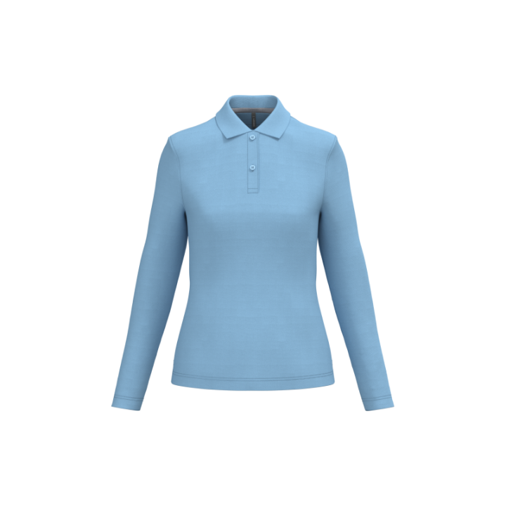 Polo femme manches longues Kariban