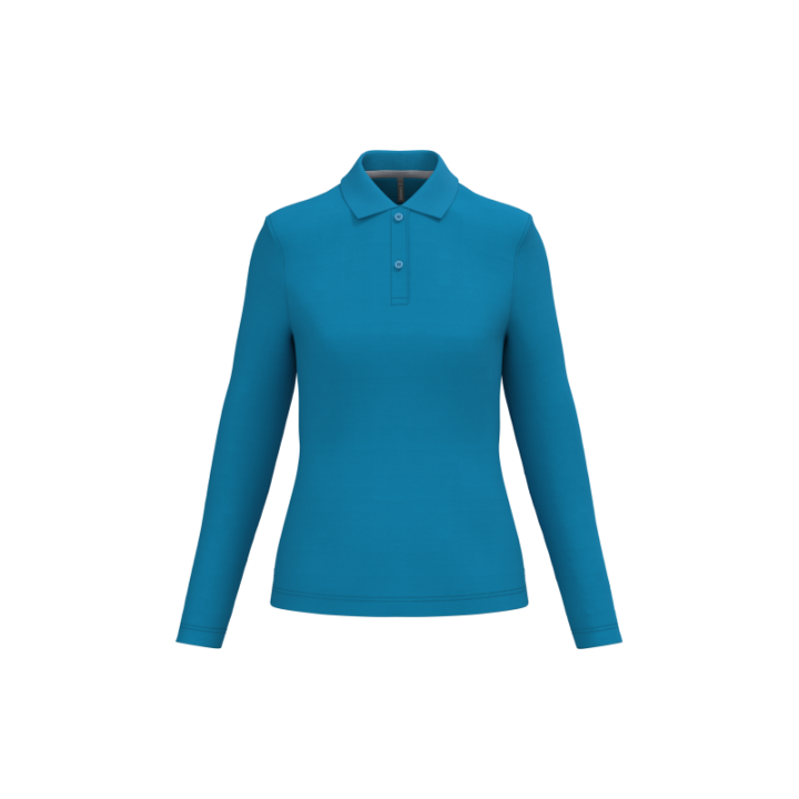 Polo femme manches longues Kariban
