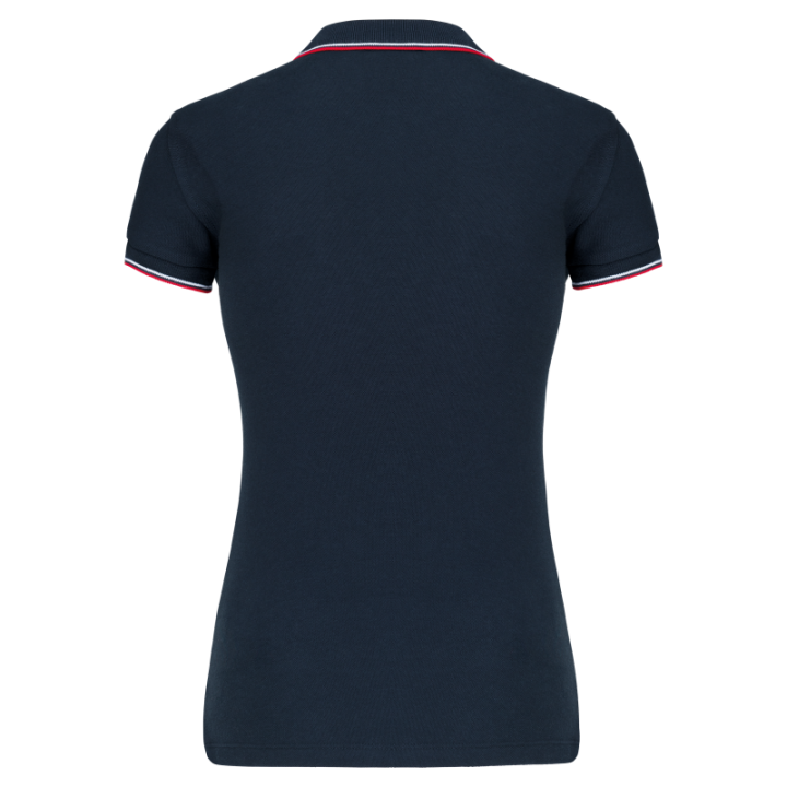 Polo contrasté manches courtes femme Kariban