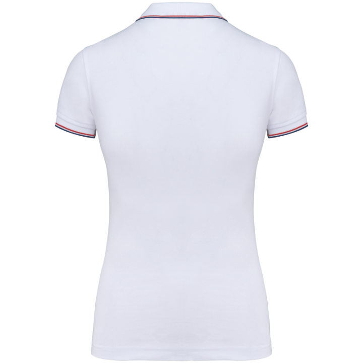 Polo contrasté manches courtes femme Kariban