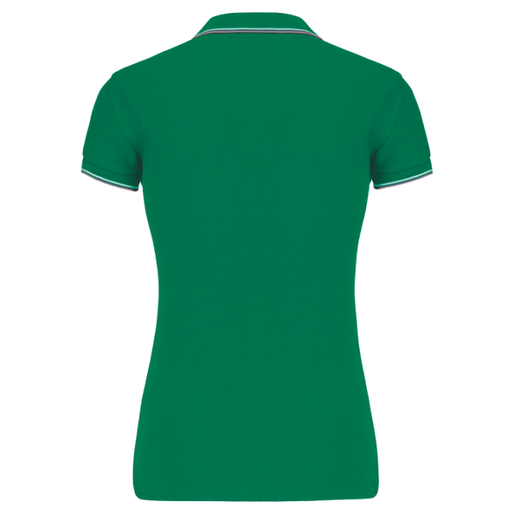 Polo contrasté manches courtes femme Kariban