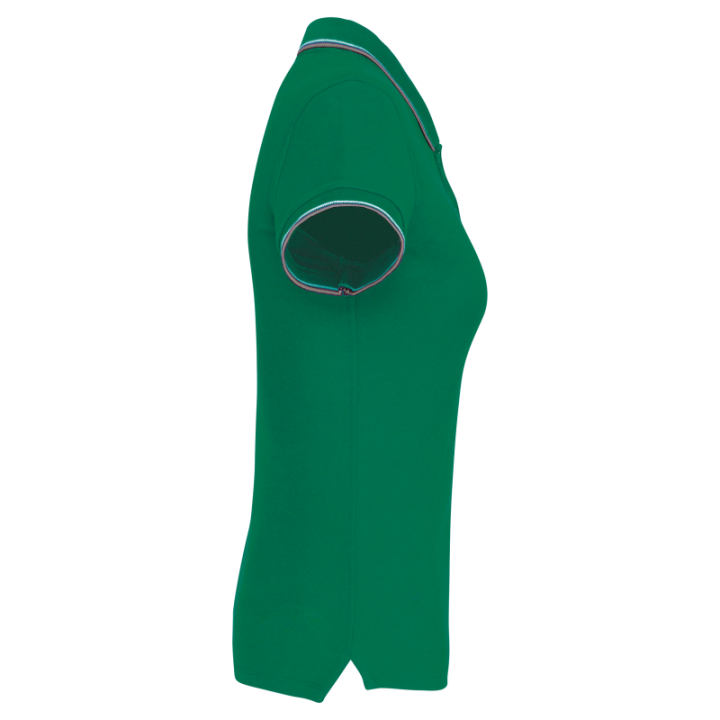 Polo contrasté manches courtes femme Kariban