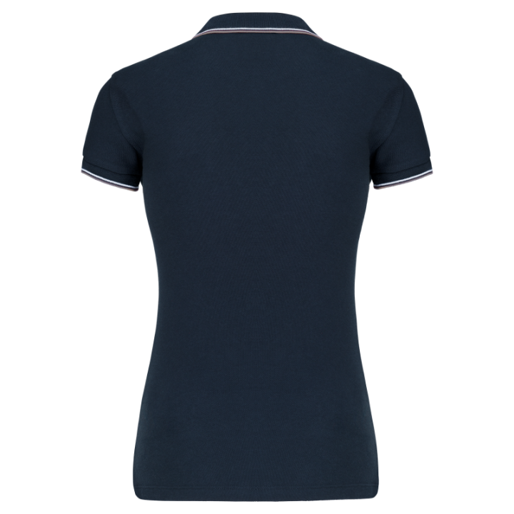 Polo contrasté manches courtes femme Kariban