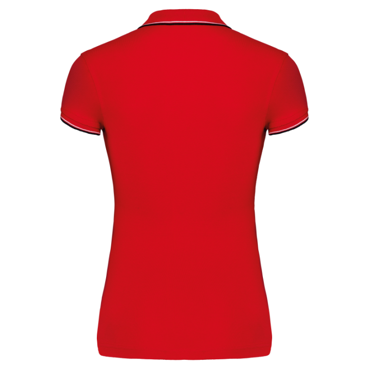 Polo contrasté manches courtes femme Kariban