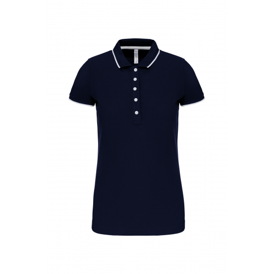 Polo maille piquée manches courtes femme Kariban