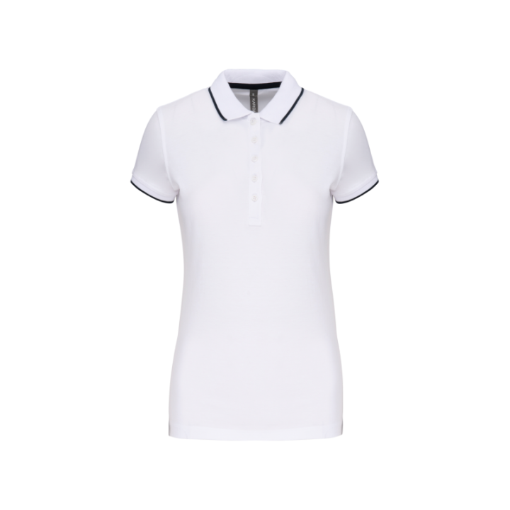 Polo maille piquée manches courtes femme Kariban
