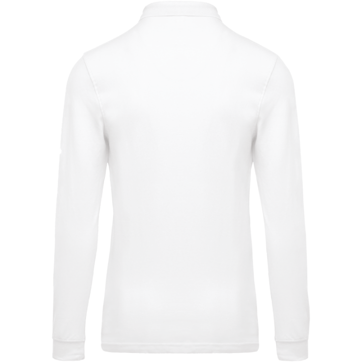 Polo piqué manches longues homme KARIBAN