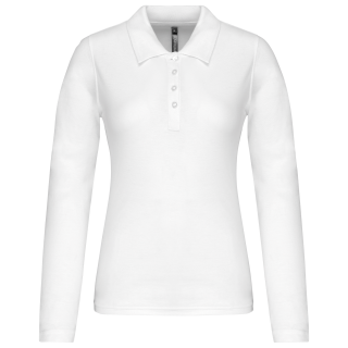 Polo piqué manches longues femme KARIBAN
