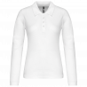 Polo piqué manches longues femme KARIBAN