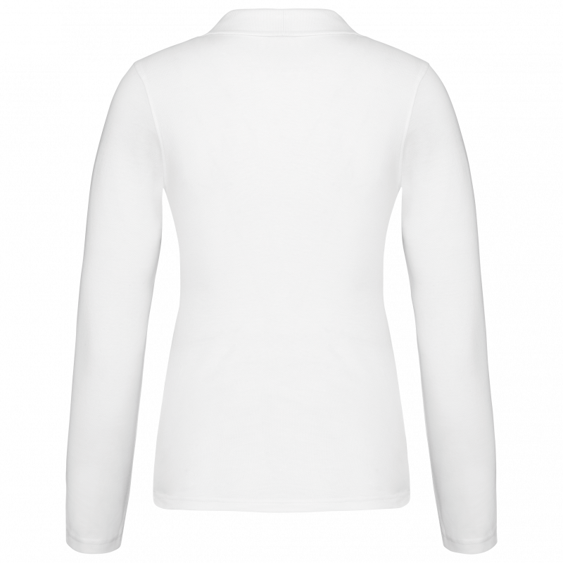 Polo piqué manches longues femme KARIBAN