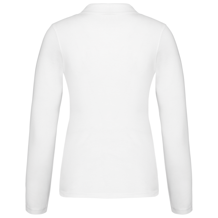 Polo piqué manches longues femme KARIBAN