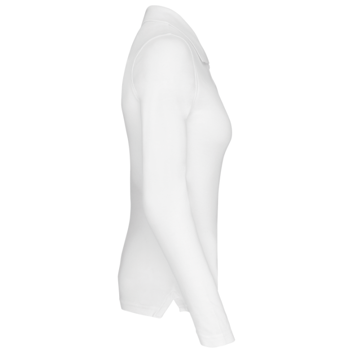 Polo piqué manches longues femme KARIBAN