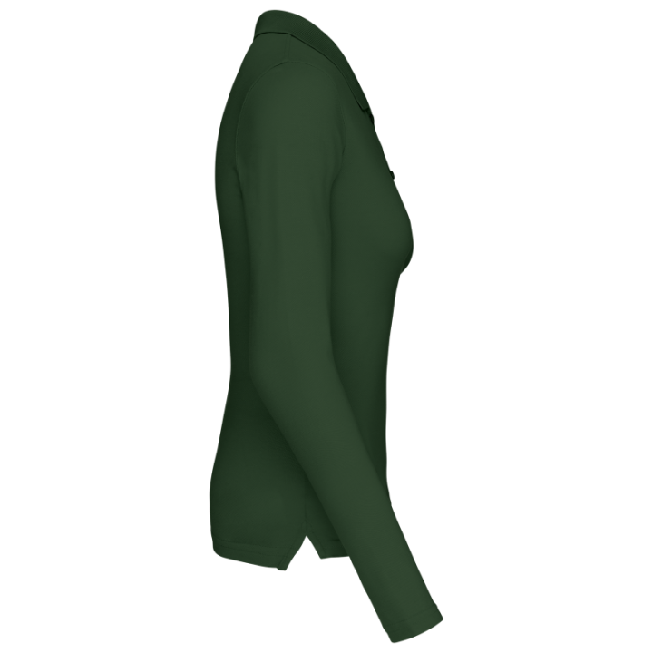 Polo piqué manches longues femme KARIBAN