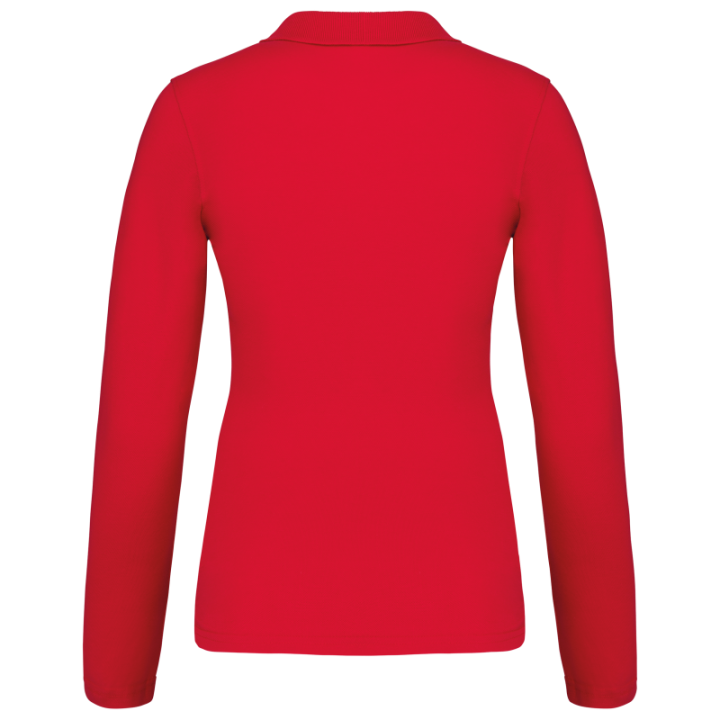 Polo piqué manches longues femme KARIBAN