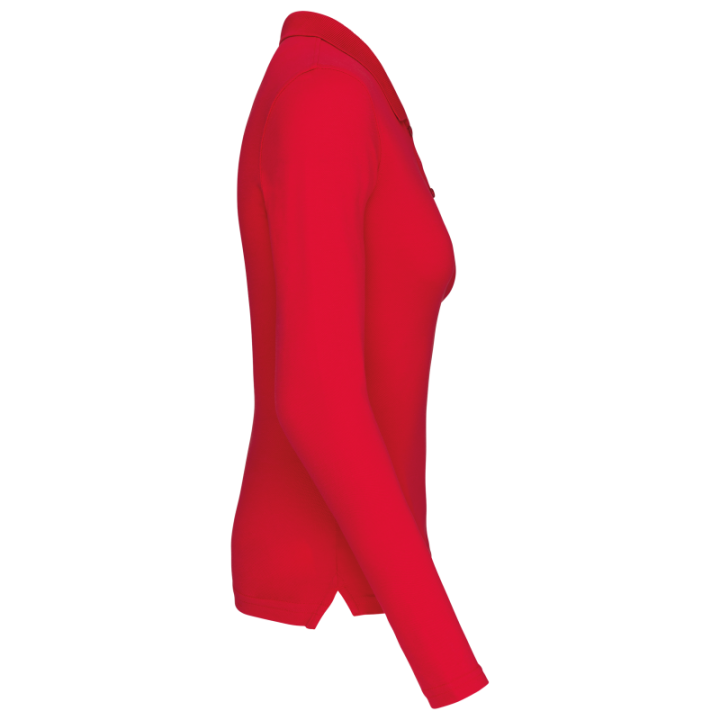 Polo piqué manches longues femme KARIBAN