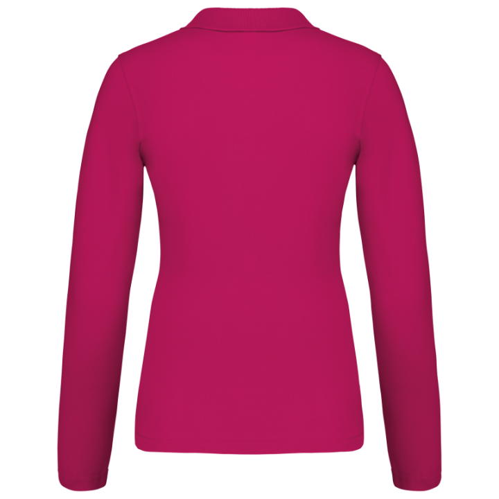 Polo piqué manches longues femme KARIBAN
