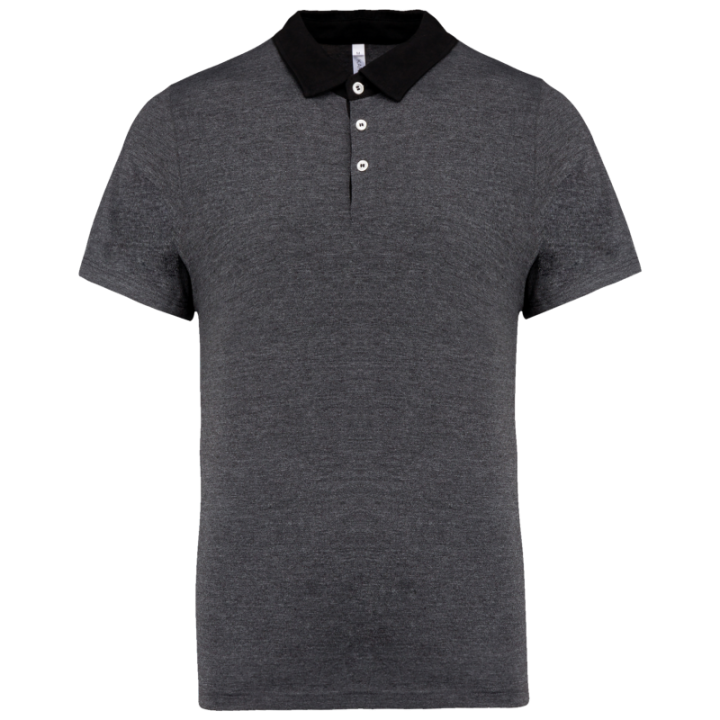 Polo jersey bicolore homme