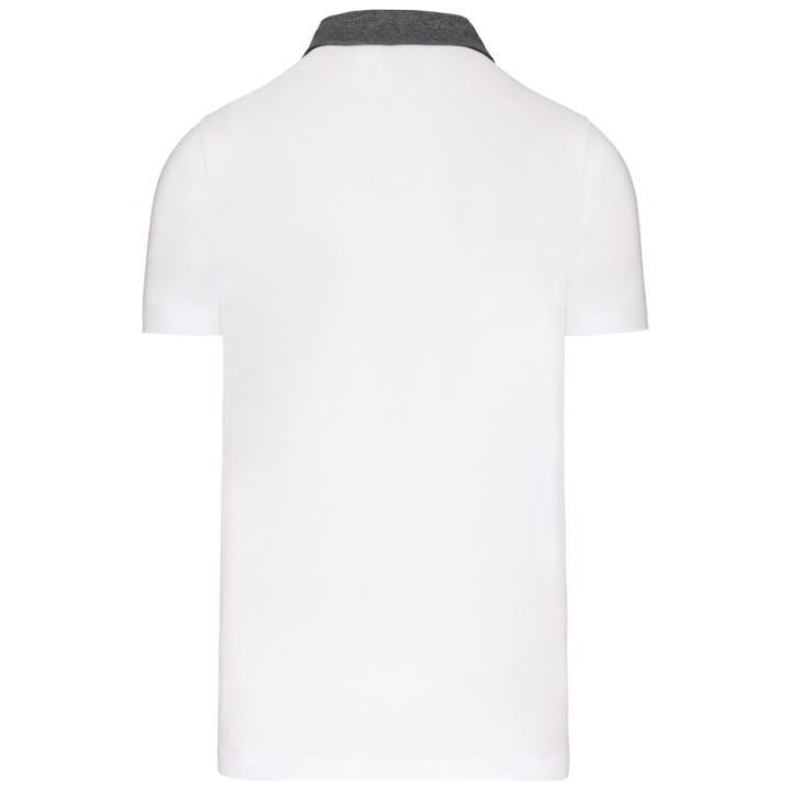 Polo jersey bicolore homme
