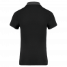 Polo jersey bicolore femme