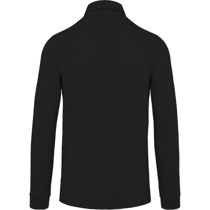 Polo jersey manches longues homme