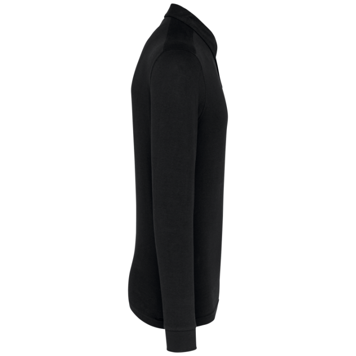 Polo jersey manches longues homme