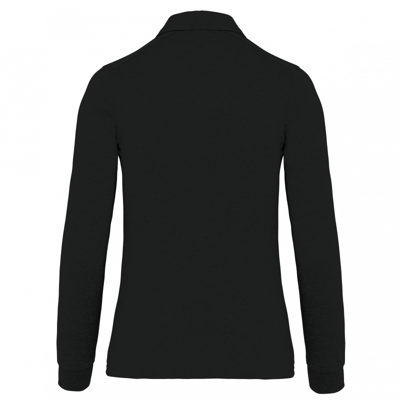 Polo jersey manches longues femme