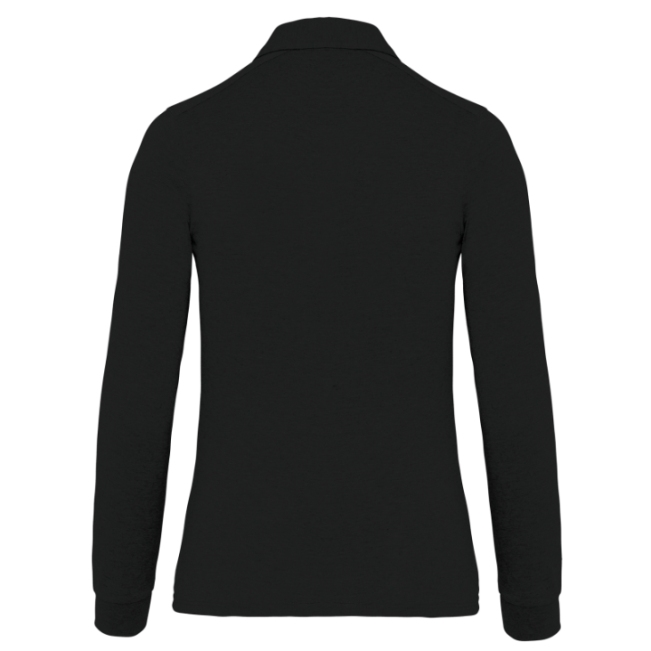 Polo jersey manches longues femme