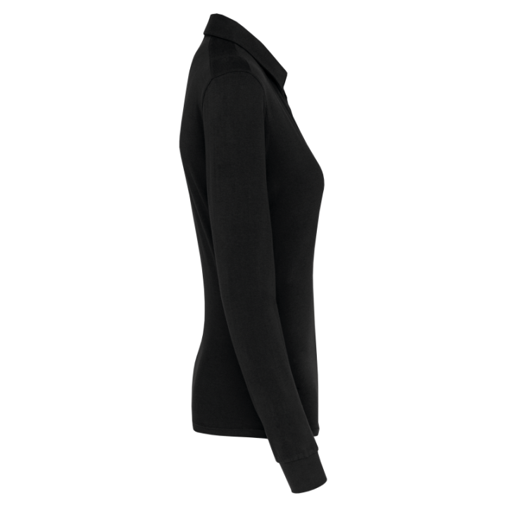Polo jersey manches longues femme