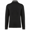 Polo rugby maille piquée manches longues homme