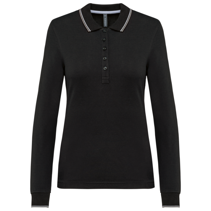Polo rugby manches longues femme
