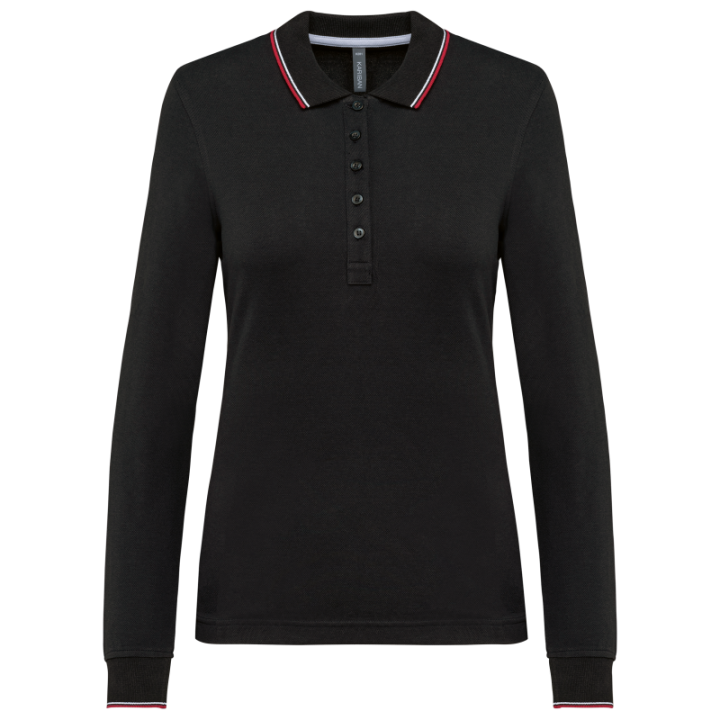 Polo rugby manches longues femme