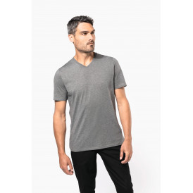 T-shirt Supima col V manches courtes homme