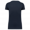 T-shirt Supima col V manches courtes femme