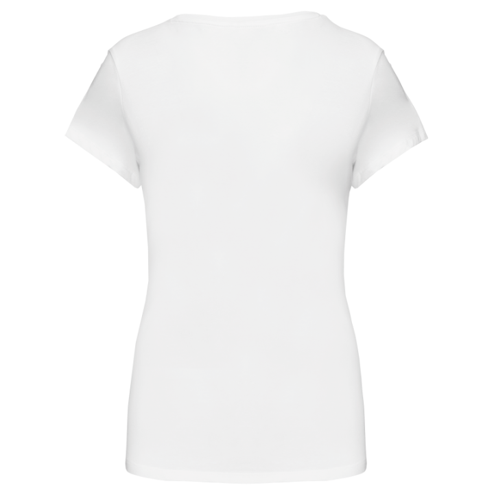 T-shirt col rond manches courtes femme
