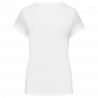 T-shirt col rond manches courtes femme