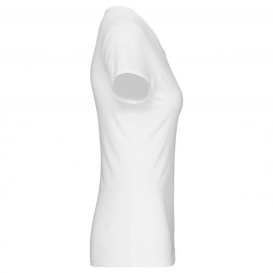 T-shirt col rond manches courtes femme