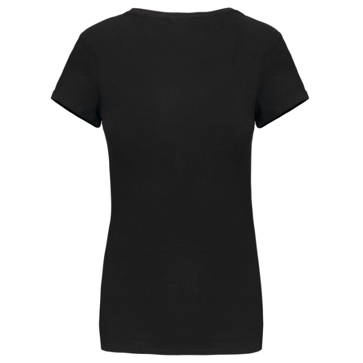 T-shirt col rond manches courtes femme